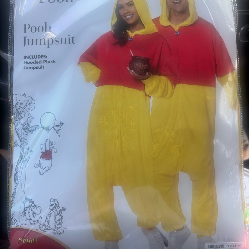 Spirit Red and Yellow Pooh Jumpsuit